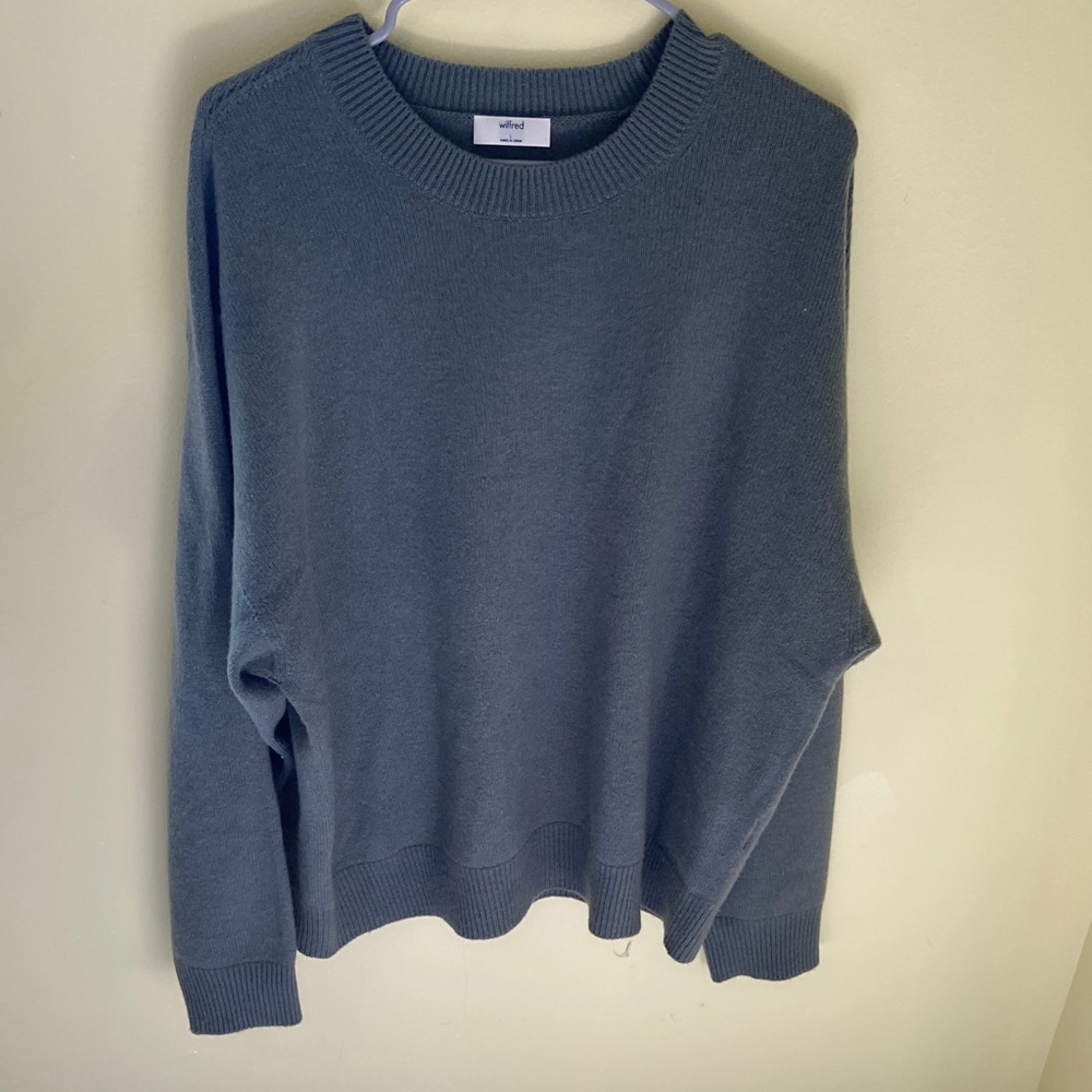 Wilfred Slate Blue Crewneck Sweater